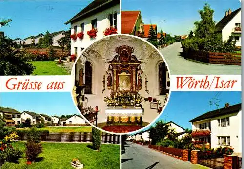 47698 - Deutschland - Wörth , Isar , Mehrbildkarte - gelaufen 1979