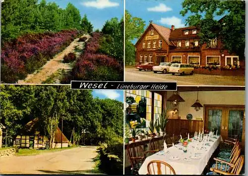 47702 - Deutschland - Wesel , Lüneburger Heide , Gasthof Pension Heidelust , Krs. Harburg , Mehrbildkarte - gel. 1970