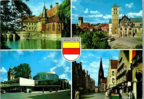 47728 - Deutschland - Münster in Westf. , Mehrbildkarte - gelaufen 1979