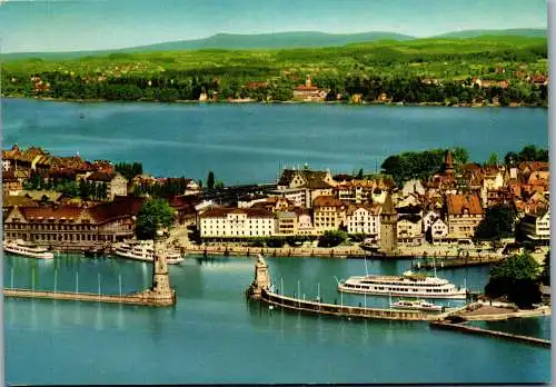 47729 - Deutschland - Lindau , mit Bad Schachen , Panorama - gelaufen 1972