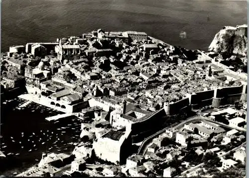 47745 - Kroatien - Dubrovnik , Panorama - gelaufen 1965
