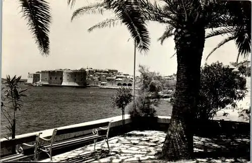 47746 - Kroatien - Dubrovnik , Panorama - gelaufen 1966