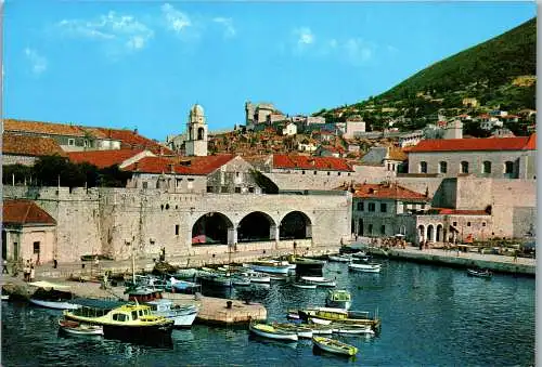 47749 - Kroatien - Dubrovnik , Gradska Luka - gelaufen