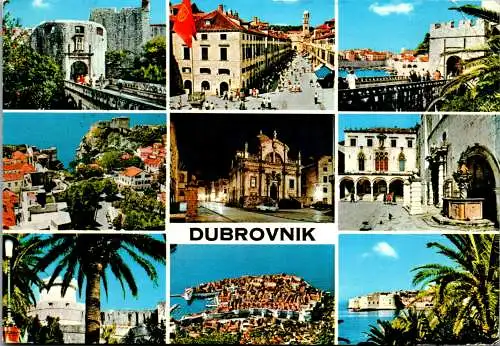 47751 - Kroatien - Dubrovnik , Mehrbildkarte - gelaufen