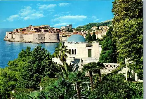 47755 - Kroatien - Dubrovnik , Panorama - gelaufen 1984