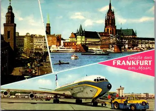 47761 - Deutschland - Frankfurt a. Main , Hauptwache , Eisener Steg , Flughafen , Lufthansa - gelaufen