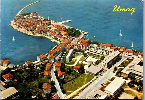 47782 - Kroatien - Umag , Panorama - gelaufen 1976