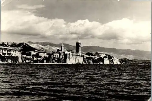 47795 - Kroatien - Rab , Panorama - gelaufen 1962