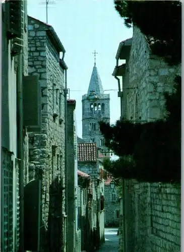 47812 - Kroatien - Rab , Ansicht - gelaufen 1989