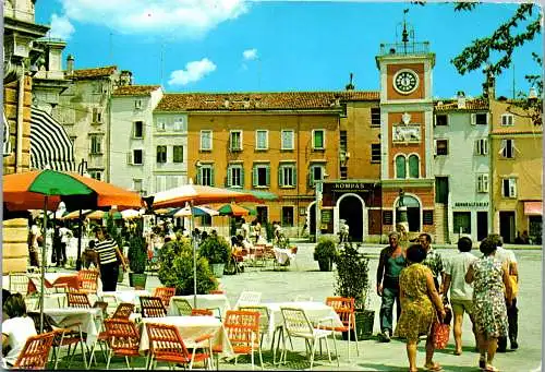 47821 - Kroatien - Rovinj , Ansicht Altstadt - gelaufen 1985