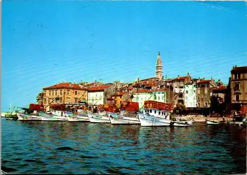 47823 - Kroatien - Rovinj , Panorama - gelaufen 1980