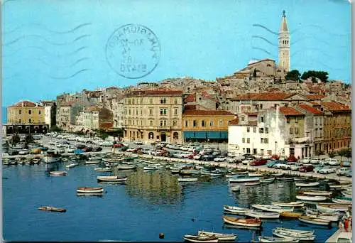 47828 - Kroatien - Rovinj , Panorama - gelaufen 1981