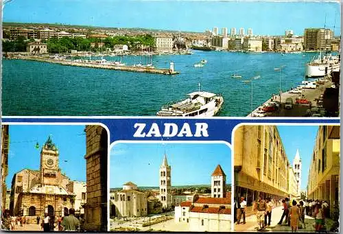 47838 - Kroatien - Zadar , Mehrbildkarte - gelaufen 1982