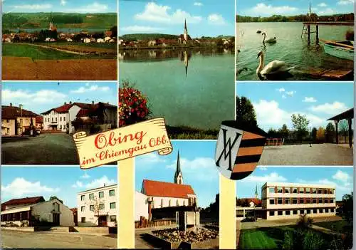 47844 - Deutschland - Obing , im Chiemgau , Mehrbildkarte - gelaufen 1977