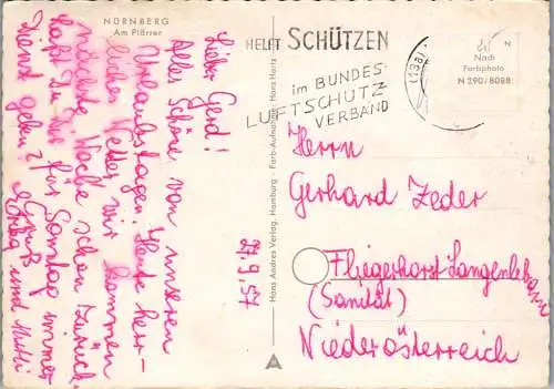 47856 - Deutschland - Nürnberg , Am Plärrer - gelaufen 1957