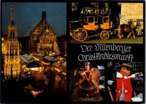 47862 - Deutschland - Nürnberg , Christkindlmarkt - gelaufen 1982