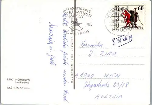 47864 - Deutschland - Nürnberg , Henkersteg - gelaufen 1979