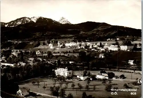 47879 - Oberösterreich - Scharnstein , Almtal , Panorama - nicht gelaufen