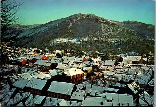 47892 - Deutschland - Bad Lauterberg , Blick zum  Hausberg , Panorama - gelaufen