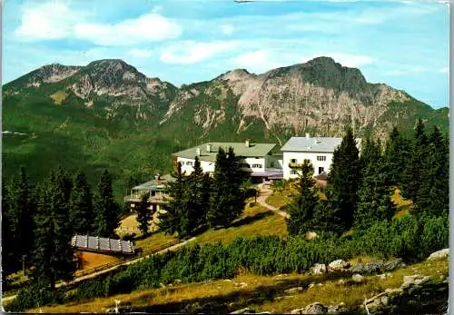 47899 - Deutschland - Bad Reichenhall , Predigtstuhlbahn , Berghotel u. Gipfelstation , Predigtstuhl , Zwiesel