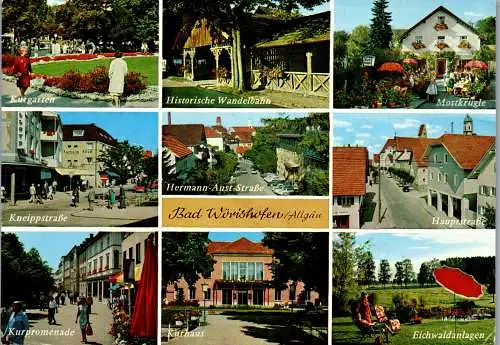 47906 - Deutschland - Bad Wörishofen , Allgäu , Kurgarten , Kneippstraße , Hauptstraße , Mostkrügle , Eichwaldanlagen