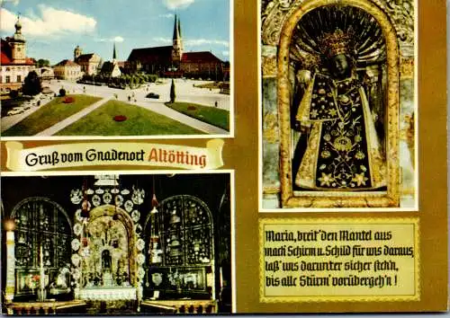 47912 - Deutschland - Altötting , Mehrbildkarte , Maria  - gelaufen 1967