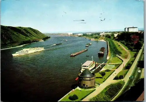 47913 - Deutschland - Andernach , am Rhein , Schiff - gelaufen 1975