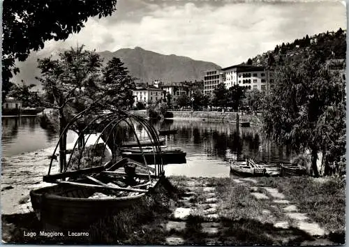 47950 - Schweiz - Locarno , Lago Maggiore - gelaufen 1959