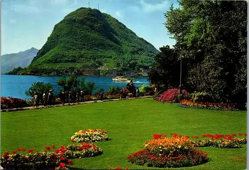 47952 - Schweiz - Lugano , Parco Ciani e Monte S. Salvatore - gelaufen 1978