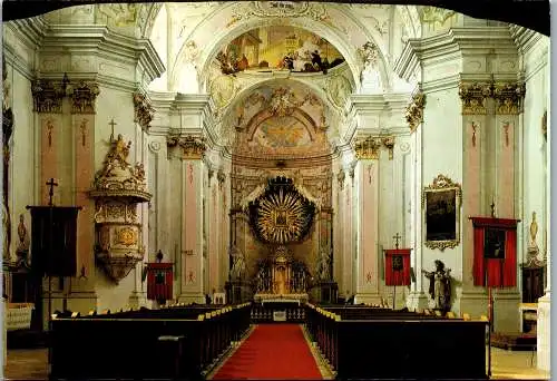 47974 - Niederösterreich - Maria Langegg , Barockkirche mit Deckengemälden v. Josef Adam Mölk , Inneres - gel. 1983