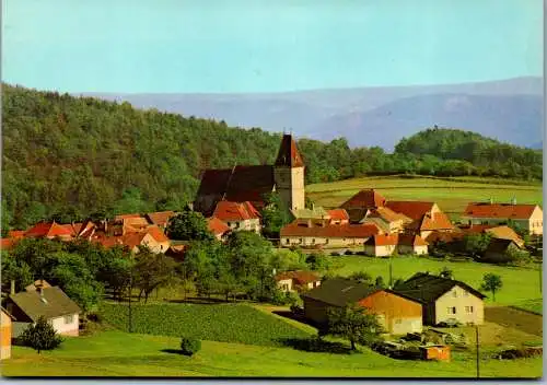 47979 - Niederösterreich - Maria Laach am Jauerling , Wallfahrtsort , Panorama - gelaufen 1985