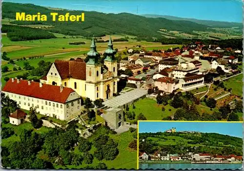 47985 - Niederösterreich - Maria Taferl , Basilika , Panorama - gelaufen 1979