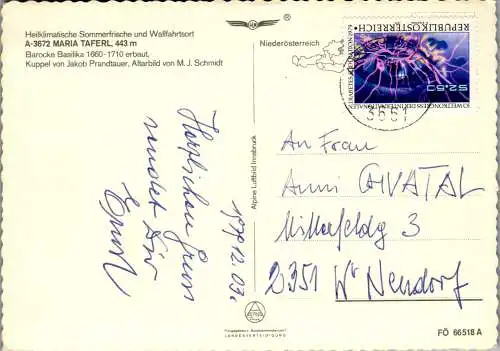 47985 - Niederösterreich - Maria Taferl , Basilika , Panorama - gelaufen 1979