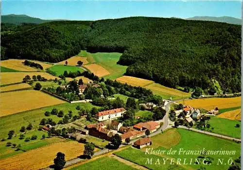 47993 - Niederösterreich - Mayerling , Alland , Kloster der Franziskanerinnen , Panorama - nicht gelaufen