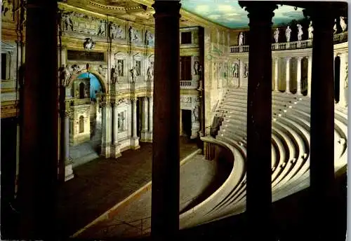 48004 - Italien - Vicenza , Teatro Olimpico , Olympisches Theater - gelaufen 1984