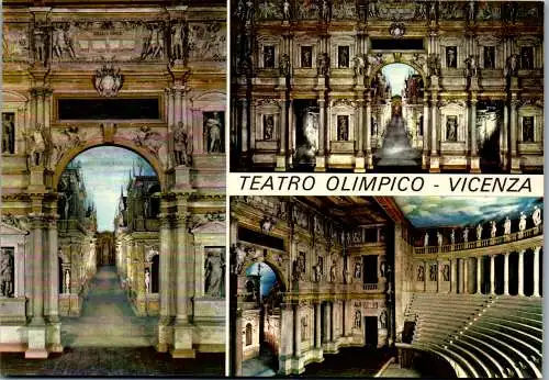 48006 - Italien - Vicenza , Teatro Olimpico , Olympisches Theater - nicht gelaufen