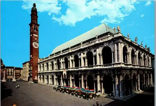 48009 - Italien - Vicenza , Plazza die Signori , Basilica Palladiana - nicht gelaufen