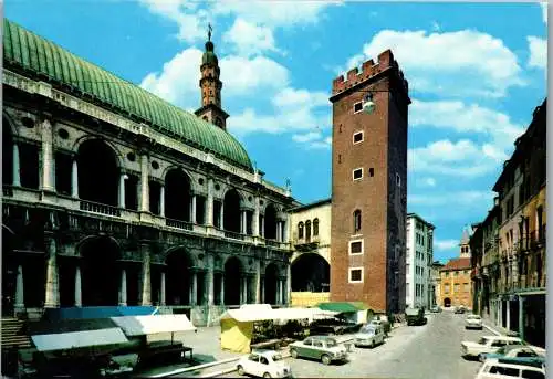 48010 - Italien - Vicenza , Piazza delle Erbe , Kräuter Platz - nicht gelaufen