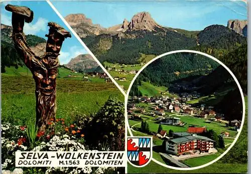 48020 - Italien - Selva , Wolkenstein , Val Gardena , Grödental - gelaufen 1978