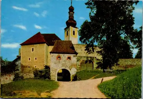 48028 - Niederösterreich - Gloggnitz , Schloßkirche Maria Schnee - gelaufen 1979