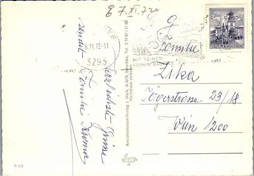 48037 - Niederösterreich - Lunz am See , Lunzersee , Mehrbildkarte - gelaufen 1972