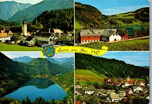 48038 - Niederösterreich - Lunz am See , Jugendheim , Lunzersee , Mehrbildkarte - gelaufen 1980