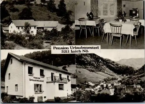 48047 - Niederösterreich - Loich , Pension Urlaubsnesterl , Mehrbildkarte - gelaufen 1977