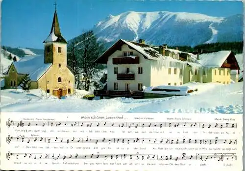 48054 - Niederösterreich - Lackenhof , Liederkarte , Mein Lackenhof , Kirchenwirt Etzler , Franz Ichmann , Emmy Kurz