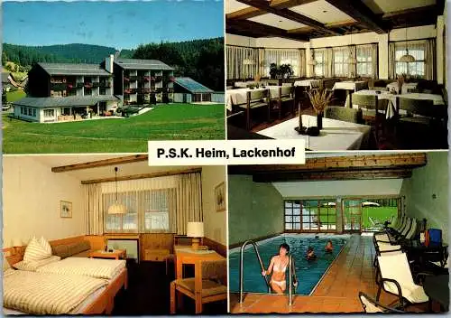 48062 - Niederösterreich - Lackenhof , P.S.K. Heim Ötscherwiese , Mehrbildkarte - gelaufen 1984