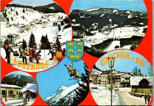 48065 - Niederösterreich - Lackenhof , am Ötscher , Mehrbildkarte , Kleiner Ötscher - gelaufen 1978