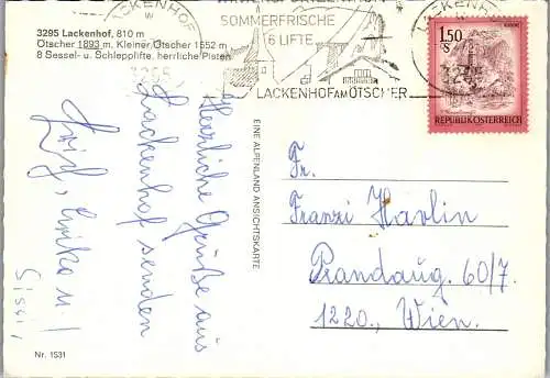 48065 - Niederösterreich - Lackenhof , am Ötscher , Mehrbildkarte , Kleiner Ötscher - gelaufen 1978