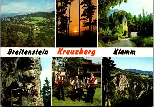 48078 - Niederösterreich - Breitenstein , Kreuzberg , Semmering , Rax , Klamm , Falkensteinhöhle , Kreuzbergtrio
