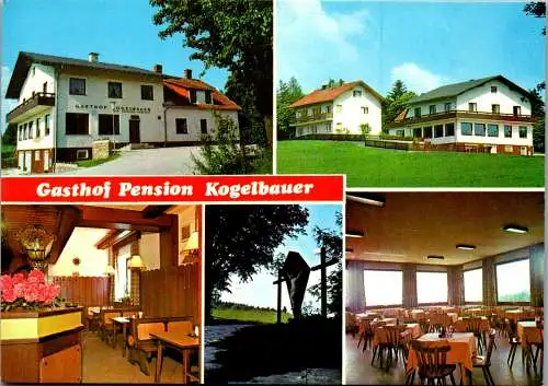 48091 - Niederösterreich - Feistritz , Gasthof Pension Kogelbauer , Mehrbildkarte - gelaufen