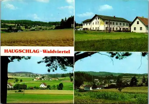 48102 - Niederösterreich - Haugschlag , Waldviertel , Rottal , Mehrbildkarte - gelaufen 1985